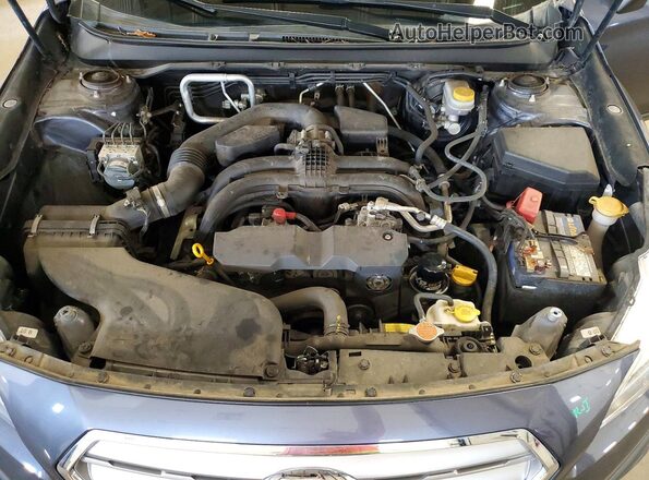 4S4BSAAC2H3395208 2017 SUBARU OUTBACK Blue Engine compartment view
