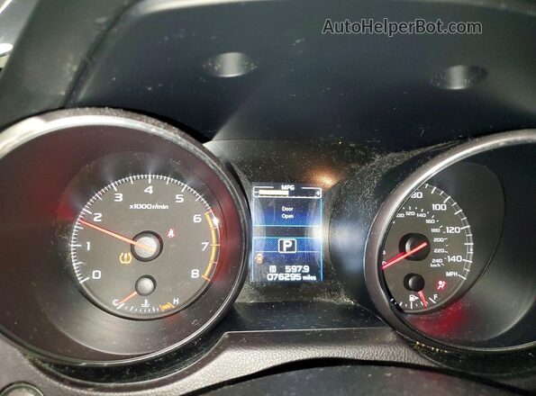 4S4BSAAC2H3395208 2017 SUBARU OUTBACK Blue Instrument cluster view