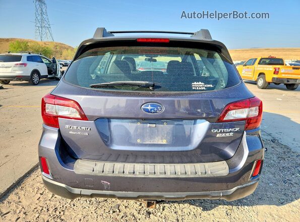 4S4BSAAC2H3432824 2017 SUBARU OUTBACK Blue Հետևի տեսք