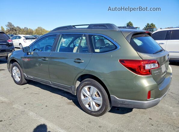 4S4BSAAC3G3313582 2016 SUBARU OUTBACK Green Trasero izquierdo