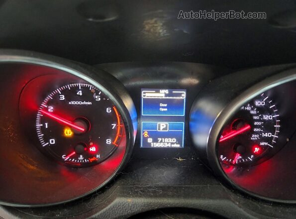 4S4BSAAC4H3299094 2017 SUBARU OUTBACK Бордовый Вид щитка приборов