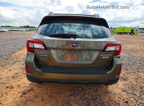 4S4BSAAC5H3317750 2017 SUBARU OUTBACK Green Widok z tyłu