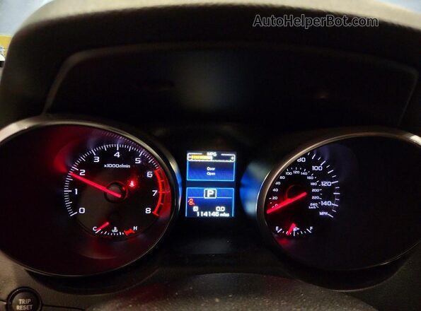 4S4BSAAC5J3238438 2018 SUBARU OUTBACK Blue Widok zestawu wskaźników