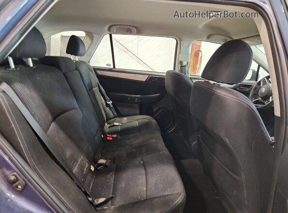 4S4BSAAC5J3238438 2018 SUBARU OUTBACK Blue Widok wnętrza z tyłu