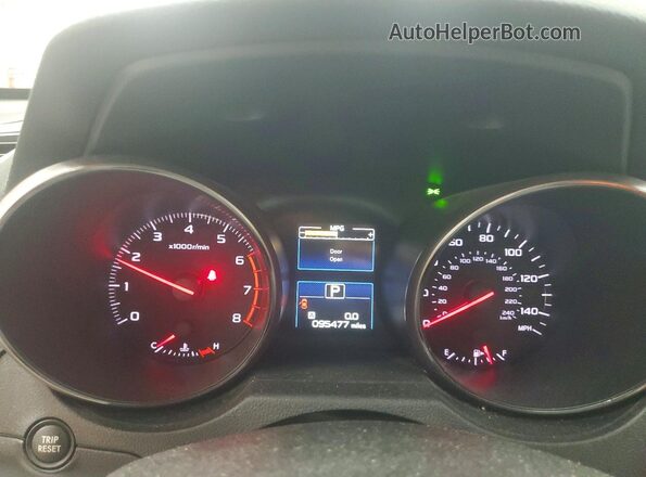 4S4BSAAC6H3258529 2017 SUBARU OUTBACK White Widok zestawu wskaźników