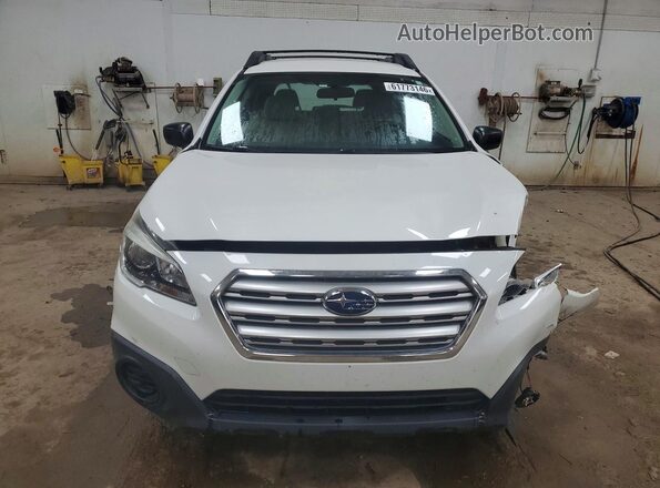 4S4BSAAC6H3258529 2017 SUBARU OUTBACK White Widok z przodu