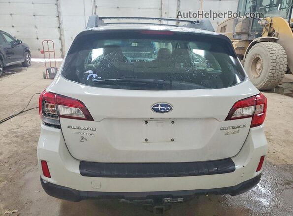4S4BSAAC6H3258529 2017 SUBARU OUTBACK White Widok z tyłu