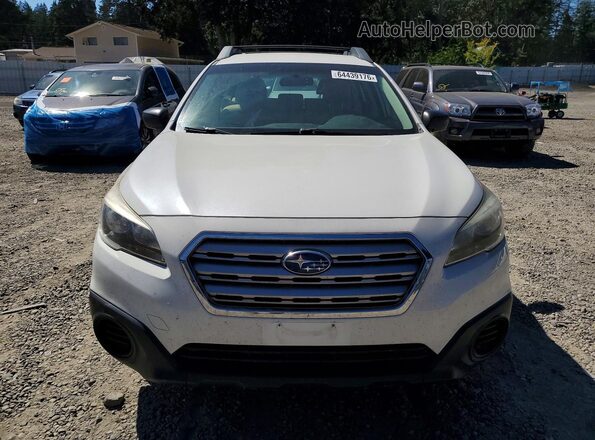 4S4BSAAC6H3381277 2017 SUBARU OUTBACK White Vista frontal