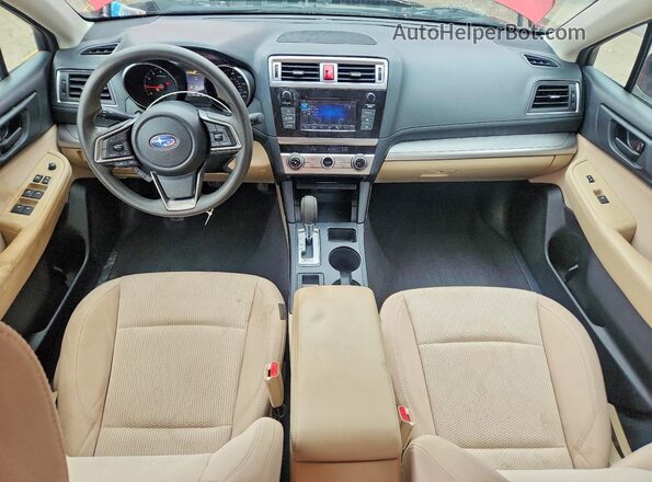 4S4BSAAC7J3225349 2018 SUBARU OUTBACK Red Вид панелі приладів
