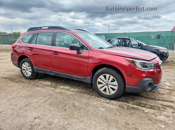 4S4BSAAC7J3225349 2018 SUBARU OUTBACK Red Передня права чверть
