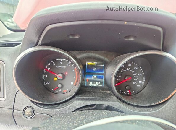 4S4BSAAC7J3225349 2018 SUBARU OUTBACK Red Вид щитка приладів