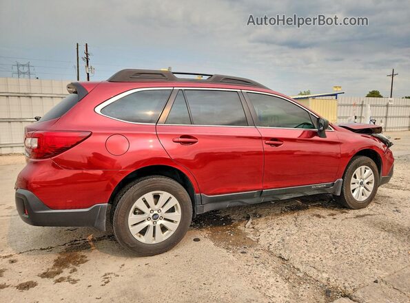 4S4BSAAC8J3273300 2018 SUBARU OUTBACK Burgundy Հետևի աջ