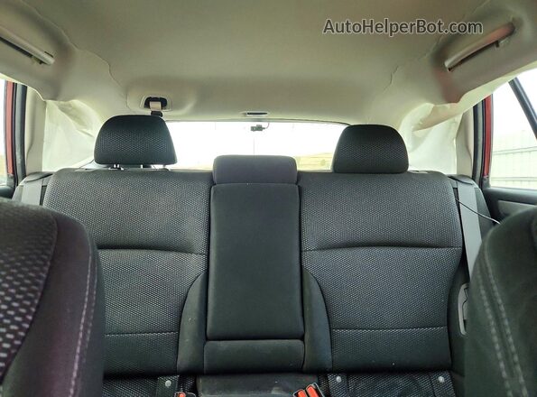 4S4BSAAC8J3273300 2018 SUBARU OUTBACK Burgundy Հետևի նստատեղերի տեսք