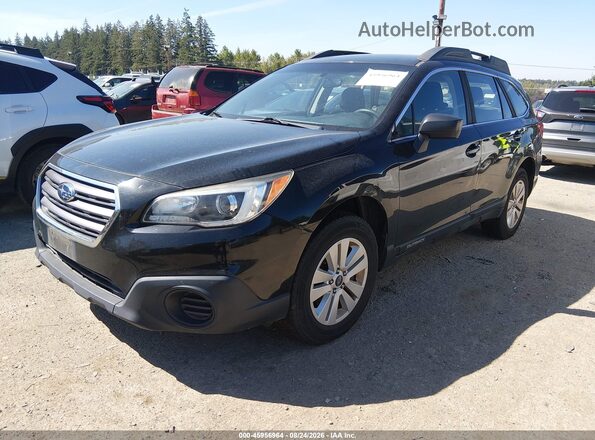 4S4BSAAC9H3401781 2017 SUBARU OUTBACK Черный Передняя левая четверть