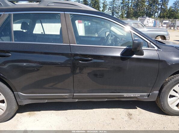 4S4BSAAC9H3401781 2017 SUBARU OUTBACK Черный Вид задней части салона