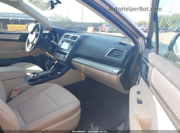 4S4BSAACXH3439097 2017 SUBARU OUTBACK Tan Widok wnętrza z przodu