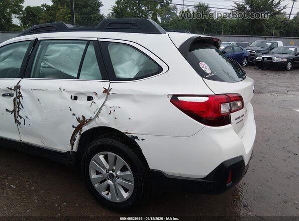 4S4BSAACXJ3308001 2018 SUBARU OUTBACK White Tył lewy