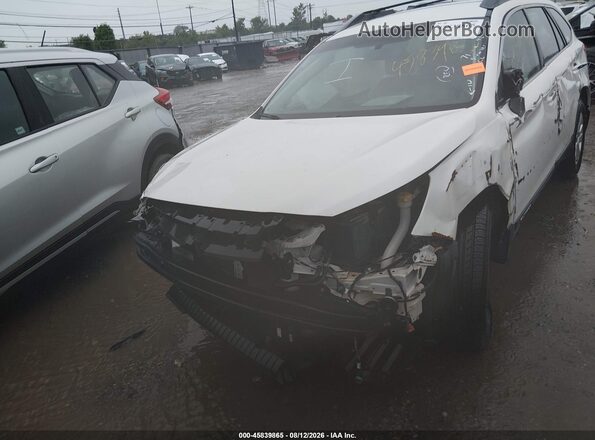 4S4BSAACXJ3308001 2018 SUBARU OUTBACK White Widok z przodu