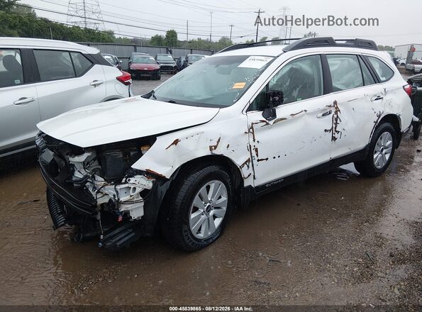 4S4BSAACXJ3308001 2018 SUBARU OUTBACK White Przód lewy