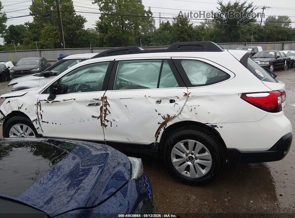 4S4BSAACXJ3308001 2018 SUBARU OUTBACK White Widok wnętrza 360 stopni