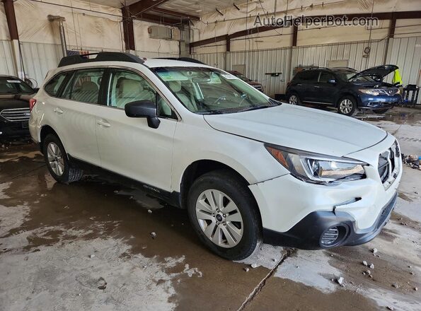 4S4BSABC4K3340913 2019 SUBARU OUTBACK White Przód prawy