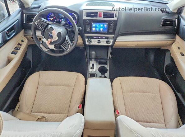 4S4BSABC4K3340913 2019 SUBARU OUTBACK White Widok deski rozdzielczej