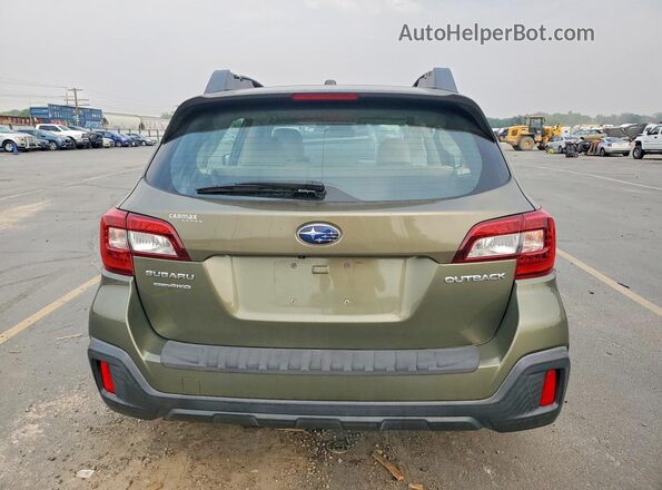 4S4BSABC4K3354052 2019 SUBARU OUTBACK Green უკანა ხედი