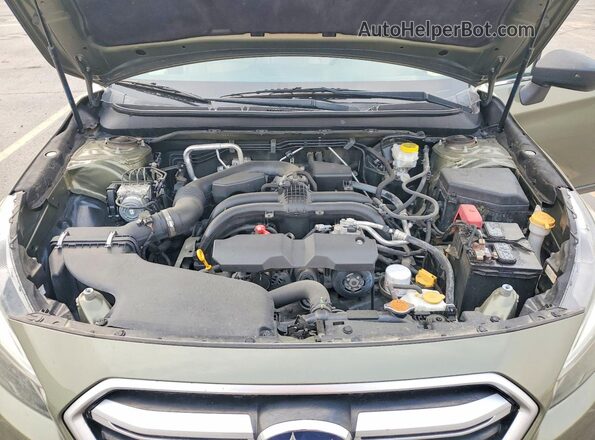 4S4BSABC4K3354052 2019 SUBARU OUTBACK Green ძრავის განყოფილების ხედი