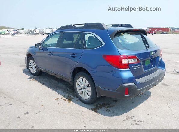 4S4BSABC5K3355680 2019 SUBARU OUTBACK Blue Rear left