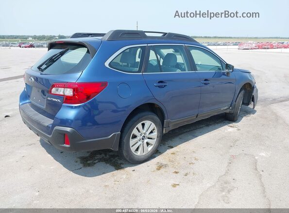 4S4BSABC5K3355680 2019 SUBARU OUTBACK Blue Rear right