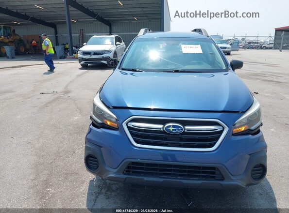 4S4BSABC5K3355680 2019 SUBARU OUTBACK Blue Instrument cluster view