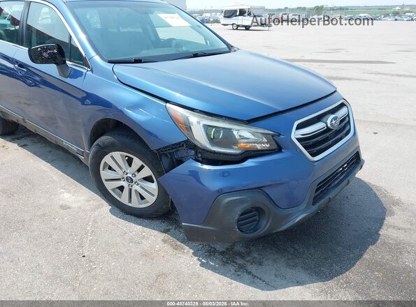 4S4BSABC5K3355680 2019 SUBARU OUTBACK Blue Front view