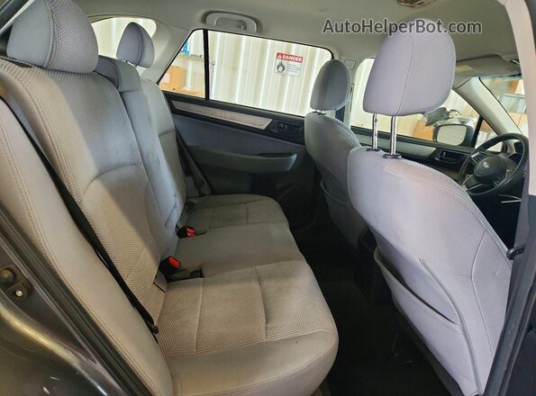 4S4BSABC7K3210740 2019 SUBARU OUTBACK Gray Widok tylnych siedzeń