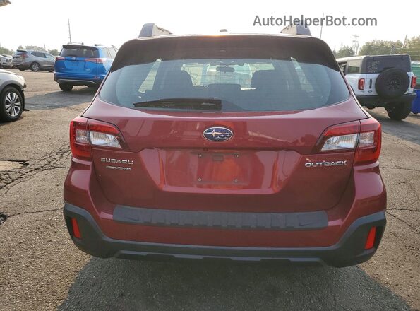4S4BSABC7K3268119 2019 SUBARU OUTBACK Темно-бордовый Вид сзади