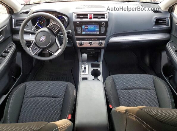 4S4BSABC7K3268119 2019 SUBARU OUTBACK Темно-бордовый Вид панели приборов