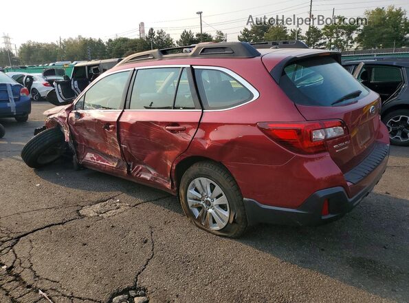4S4BSABC7K3268119 2019 SUBARU OUTBACK Темно-бордовый Задняя левая четверть