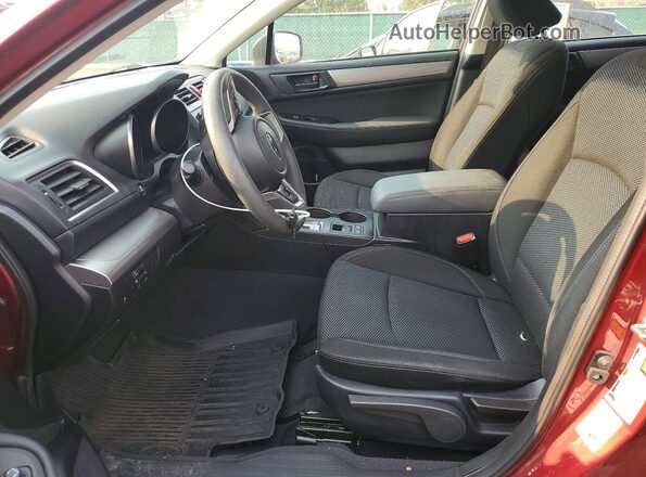 4S4BSABC7K3268119 2019 SUBARU OUTBACK Темно-бордовый Вид салона спереди