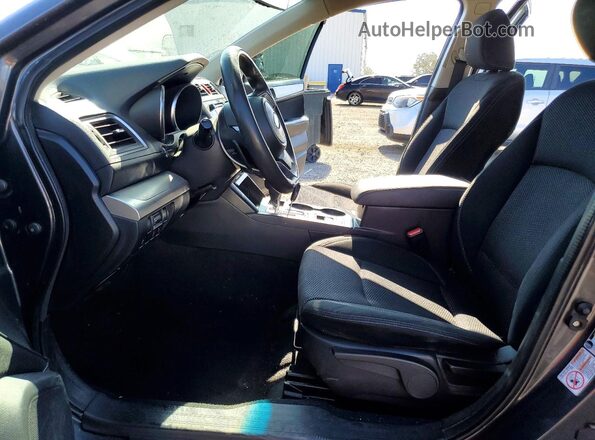 4S4BSABC8K3374224 2019 SUBARU OUTBACK Charcoal წინა სალონის ხედი