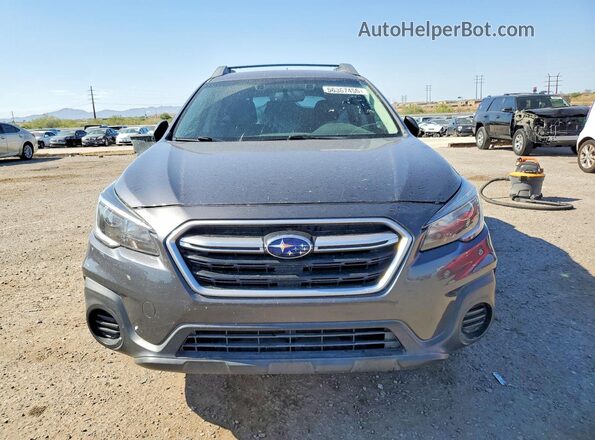 4S4BSABC8K3374224 2019 SUBARU OUTBACK Charcoal წინა ხედი