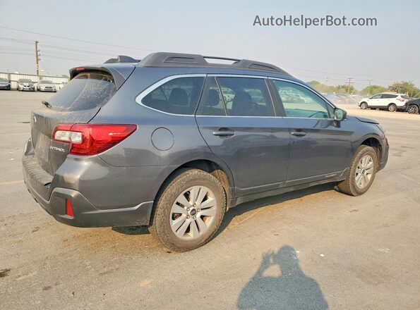 4S4BSACC0J3367605 2018 SUBARU OUTBACK Charcoal Задня права чверть