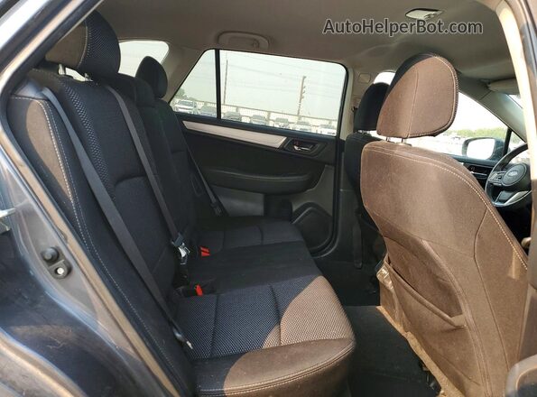 4S4BSACC0J3367605 2018 SUBARU OUTBACK Charcoal Вид задньої частини салону