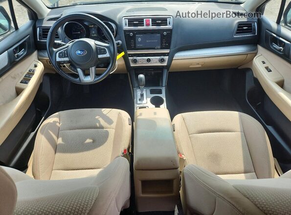 4S4BSACC2H3250392 2017 SUBARU OUTBACK Green Առջևի վահանակի տեսք