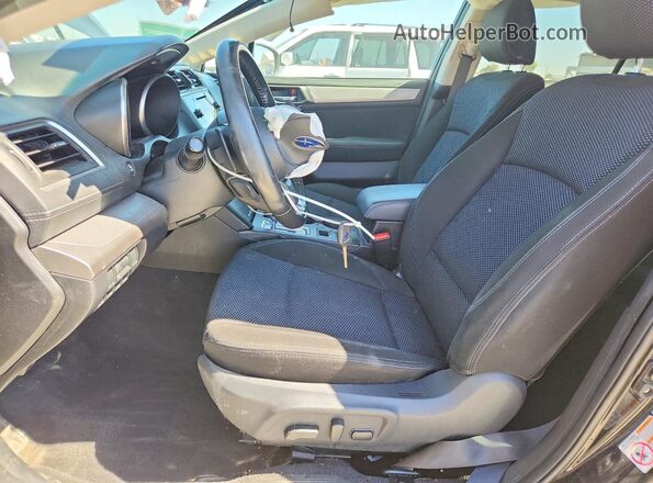 4S4BSACC2J3211131 2018 SUBARU OUTBACK Black Widok wnętrza z przodu