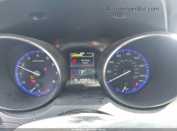 4S4BSACC3G3354744 2016 SUBARU OUTBACK Red უკანა სავარძლების ხედი