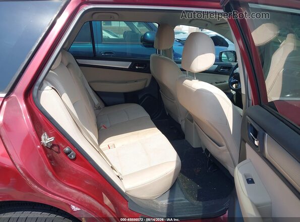 4S4BSACC3G3354744 2016 SUBARU OUTBACK Red VIN კოდის სტიკერის ხედი