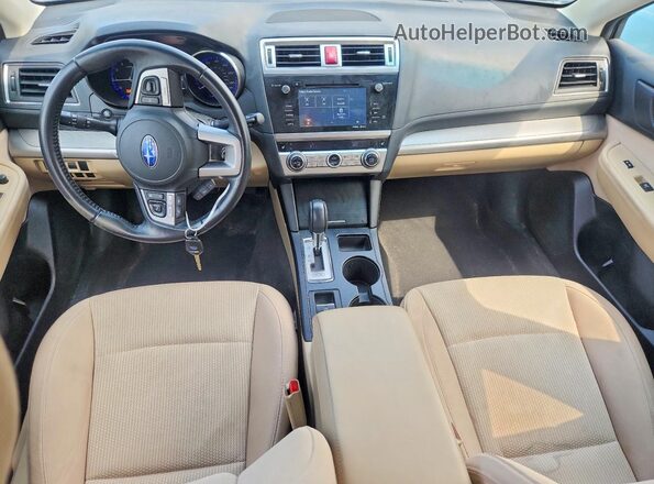 4S4BSACC3H3339193 2017 SUBARU OUTBACK Желто-коричневый Вид панели приборов