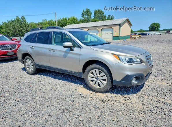 4S4BSACC3H3339193 2017 SUBARU OUTBACK Желто-коричневый Передняя правая четверть