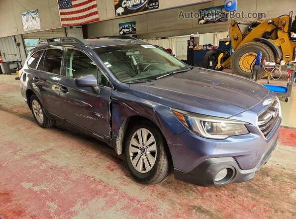 4S4BSACC4J3252876 2018 SUBARU OUTBACK Blue Передня права чверть