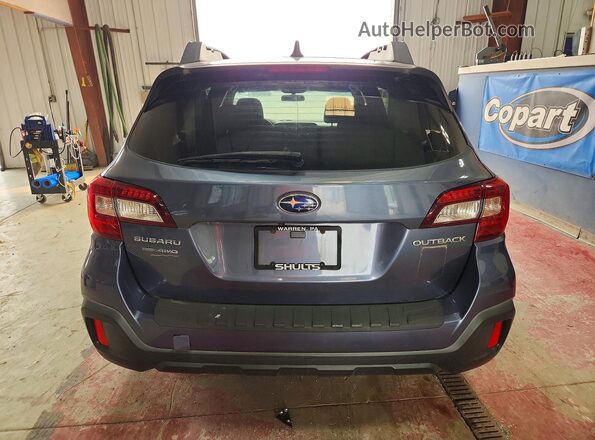 4S4BSACC4J3252876 2018 SUBARU OUTBACK Blue Вид ззаду