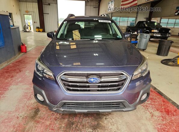 4S4BSACC4J3252876 2018 SUBARU OUTBACK Blue Вид спереду
